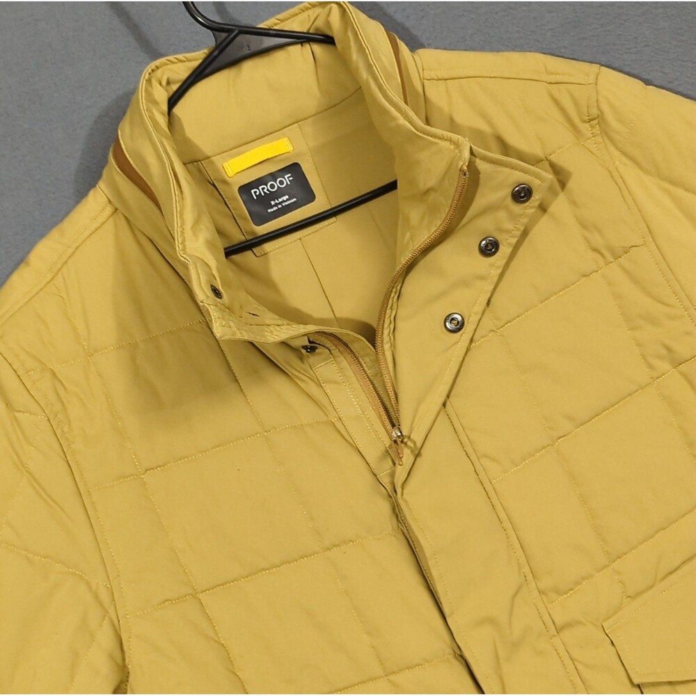 Proof Passport Field Jacket Men's XL Camel Full Zip Stowable Hood Huckberry